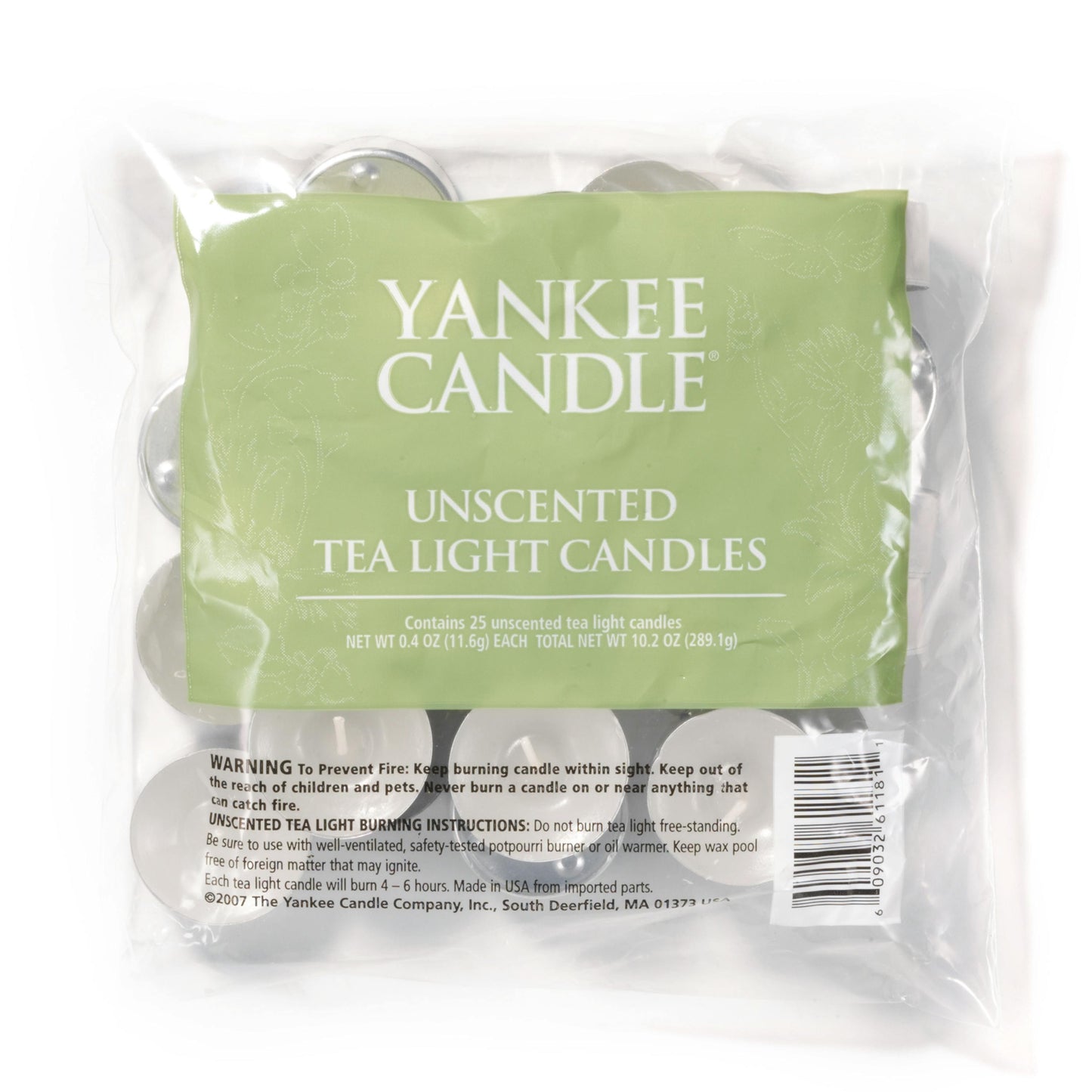 Unscented Tea Light Candles - 0LBAT